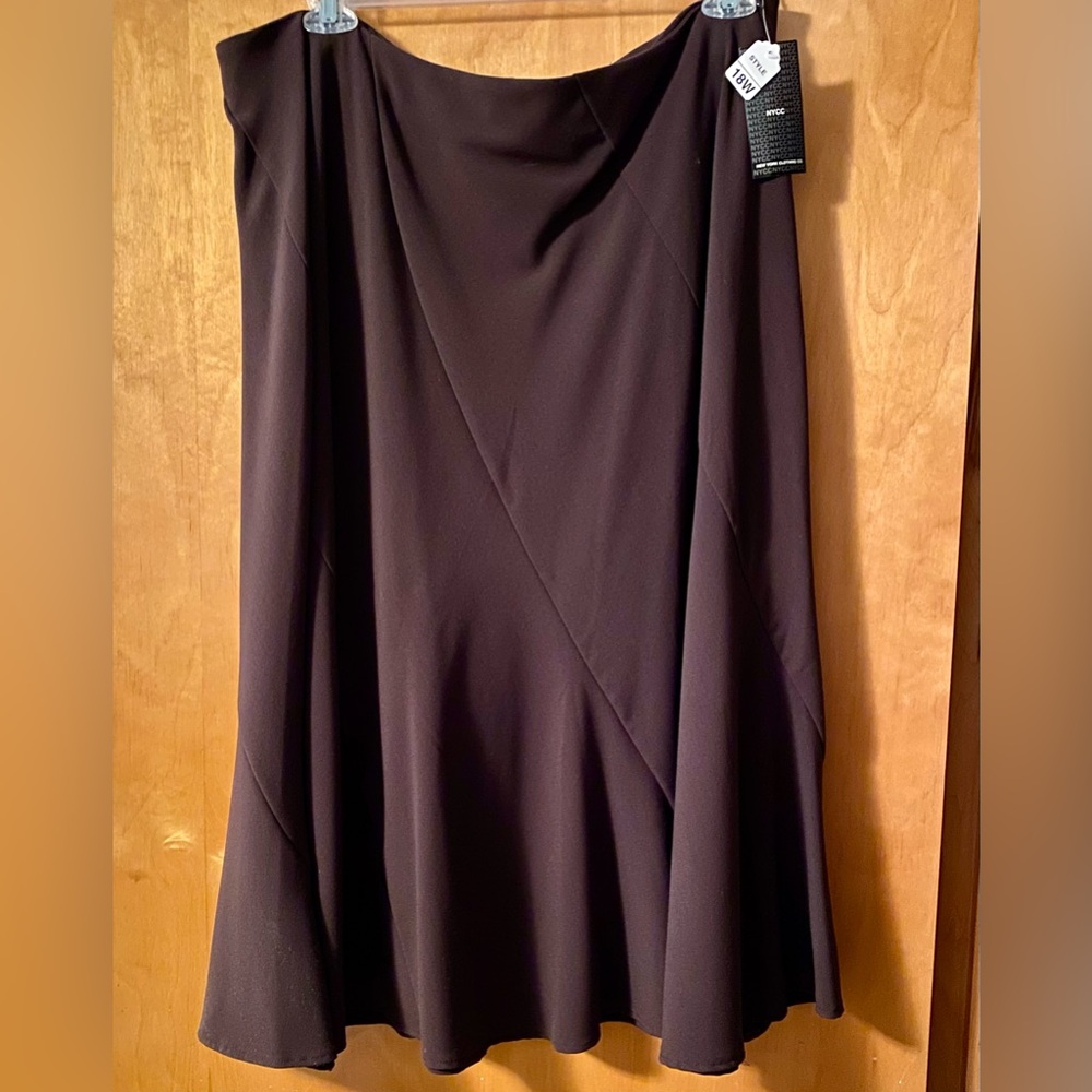 NY&CO a-line brown skirt